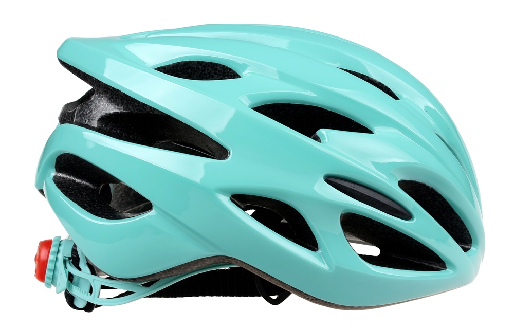 casque de vélo vert