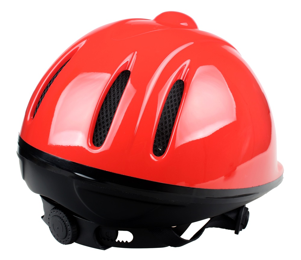 casco de caballo rosa
