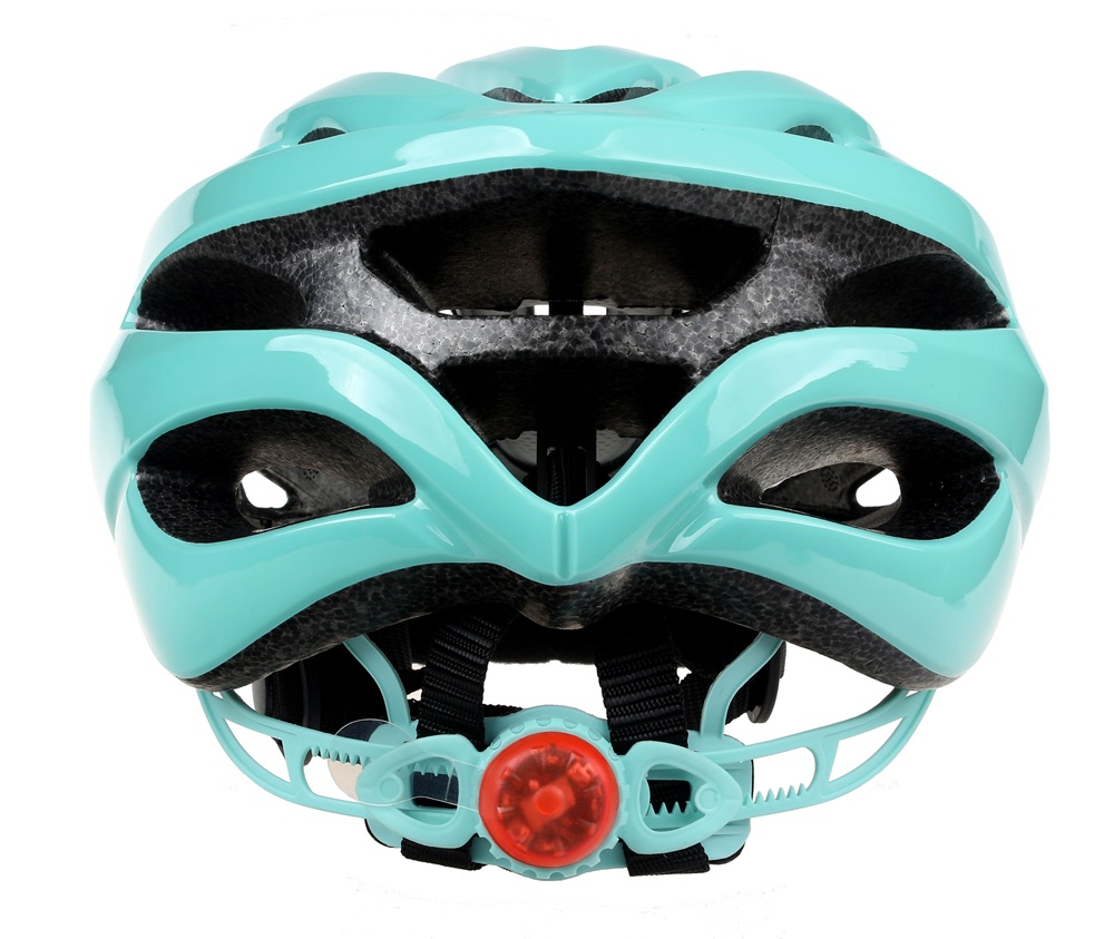 casque de vélo vert