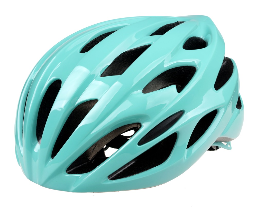 casque de vélo vert