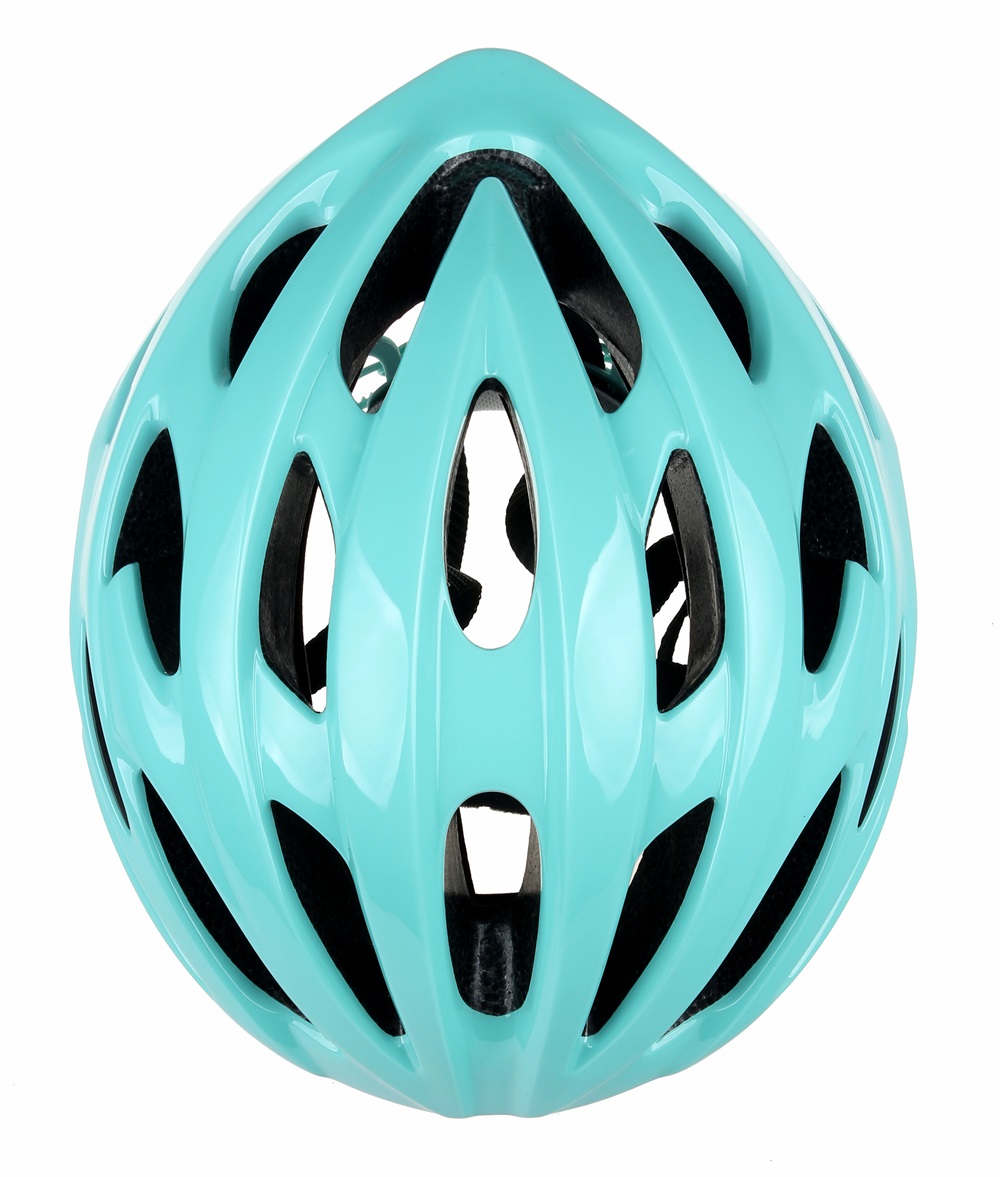 casque de vélo vert