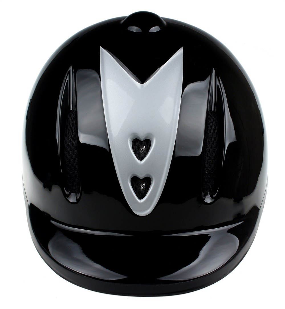 casque d'équitation noir